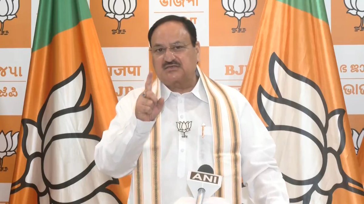 कांग्रेस के मेनिफेस्टो को देखने पर ये पता ही नहीं चलता कि ये कांग्रेस का घोषणा पत्र है या मुस्लिम लीग का! कांग्रेस ने अपने घोषणा पत्र में जिस तरह तुष्टिकरण और आरक्षण के विषय में कहा है, उसका स्पष्टीकरण इन्हें देना पड़ेगा। - श्री Jagat Prakash Nadda