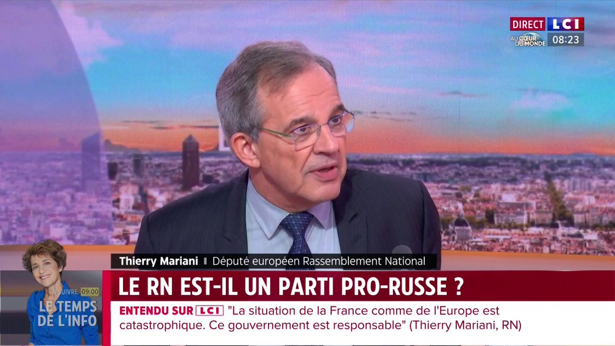 🗣️"Je me moque de savoir si Vladimir Poutine a été réélu de manière démocratique ou pas, il est élu" : affirme Thierry MARIANI. "Ce qui m'intéresse c'est la paix le plus vite possible et je fais partie de ceux qui pensent que l'Ukraine ne peut pas gagner la guerre".