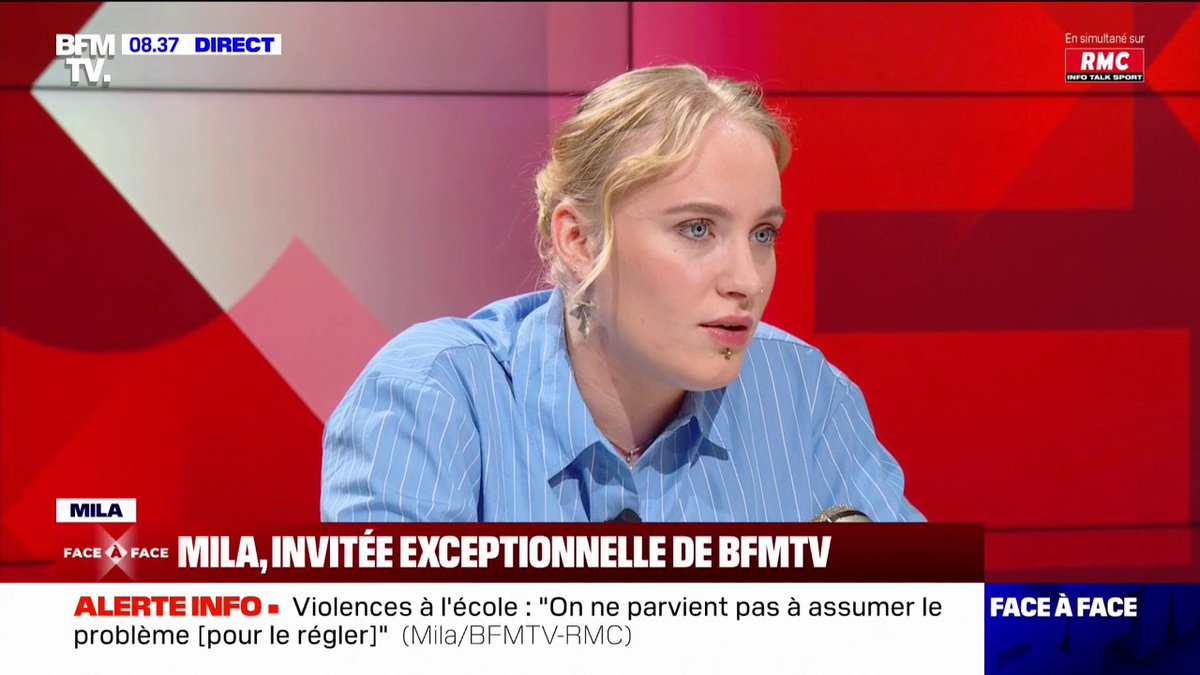 Mila: "Pour moi, la laïcité elle est morte"