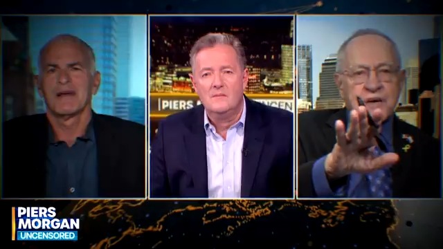 TONIGHT: Six months on from the attacks on October 7, Norman Finkelstein and Alan Dershowitz go head-to-head again as war continues to rage on in Gaza. Don't miss it on the PMU YouTube channel at 8pm (UK) 👇 Norman Finkelstein | Alan Dershowitz | Piers Morgan