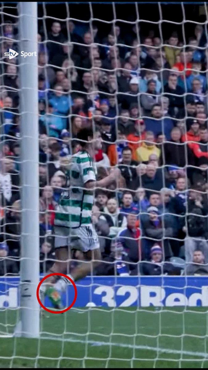 Footage shows glass bottle being thrown at Celtic midfielder Matt O'Riley during Old Firm derby at Ibrox.