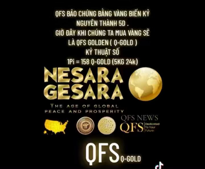 Dành cho những người bạn thức cùng #QFS GESARA, QFS, GCR/RV, ISO 20022, Basel III, Giao thức QFS 20 - QFS ISO -2OO22 Hệ thống Tài chính Stellar BlockchainPi Khung cảnh tài chính đang phát triển với tốc độ chưa từng có. Đối với những người “thức” trước dấu hiệu, tương lai vừa thú vị vừa đáng sợ. Chúng ta đứng trên bờ vực của một kỷ nguyên mới, nơi mà các hệ thống tài chính cũ đang nhường chỗ cho sự thay đổi theo quan điểm có các ngành công nghiệp mang tính cách mạng hóa. Trong bản đồ bài viết này, chúng tôi thông báo cho bạn về các thành phần của hệ thống tài chính mới này bao gồm GESARA, QFS, GCR/RV, ISO 20022, Basel III, Giao thức QFS 20 và Dinar Iraq, StellarV20-BlockchainPi-Web3. Nhưng xin được cảnh báo rằng hành trình này không dành cho những người nhút nhát hay những người chưa sẵn sàng đón nhận những điều chưa từng có mà dành cho những người sẵn sàng kiểm soát vận mệnh tài chính của họ. Những ai có tầm nhìn ích kỹ, vì lợi ích cá nhân, thì sẽ KHÔNG HIỂU giá trị của #Picoin. Chỉ những ai có tầm nhìn vì lợi ích cho NHÂN LOẠI thì mới HIỂU ĐƯỢC giá trị của Picoin, giá #GCV chỉ là min trong Kỷ nguyên LƯỢNG TỬ. #QFS #StellarV20 #Starlink #Pinetwork #GCV #ISO20022 #Soroban