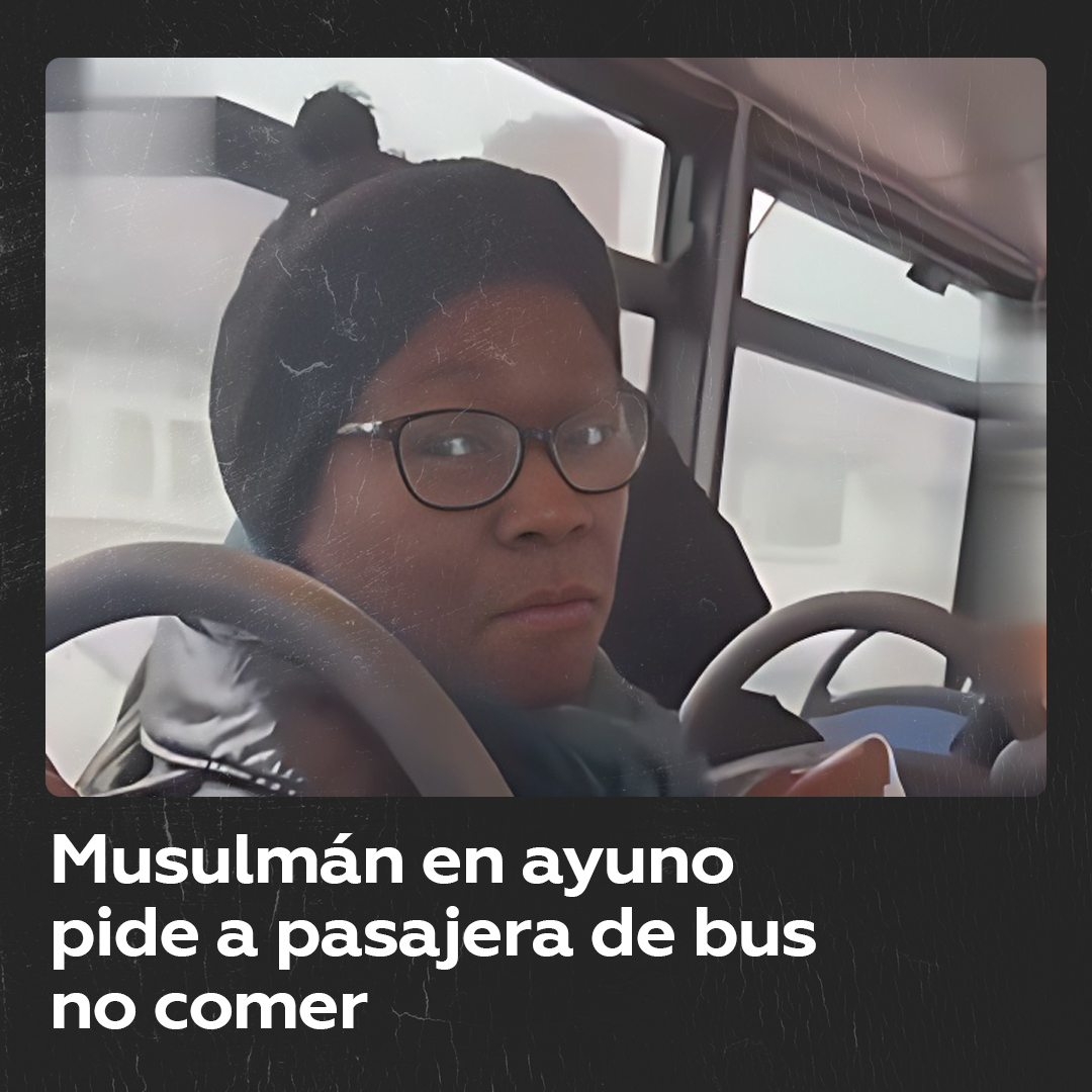 Una mujer que se disponía a almorzar en un autobús fue interrumpida por un pasajero musulmán que le pidió no comer enfrente de él porque estaba en ayuno por el Ramadán.