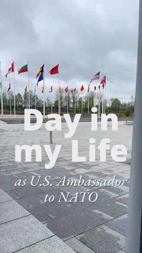 Follow a day in the life with U.S. Mission to NATO Ambassador Julie Smith as we celebrate 75 years of NATO!