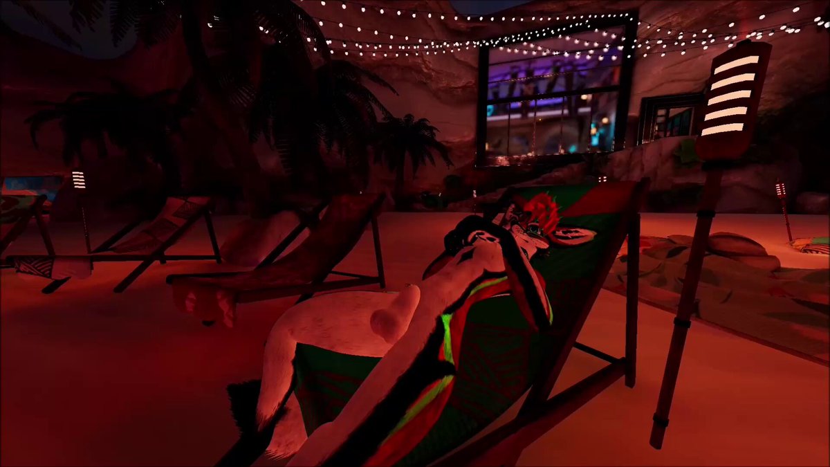 Lonely night fun on the beach.💦🌴❤️ #ERP #nsfwfurry #vrchatfurry #anal #vrchat #nsfw #rexouium #furry #dildo #handjob