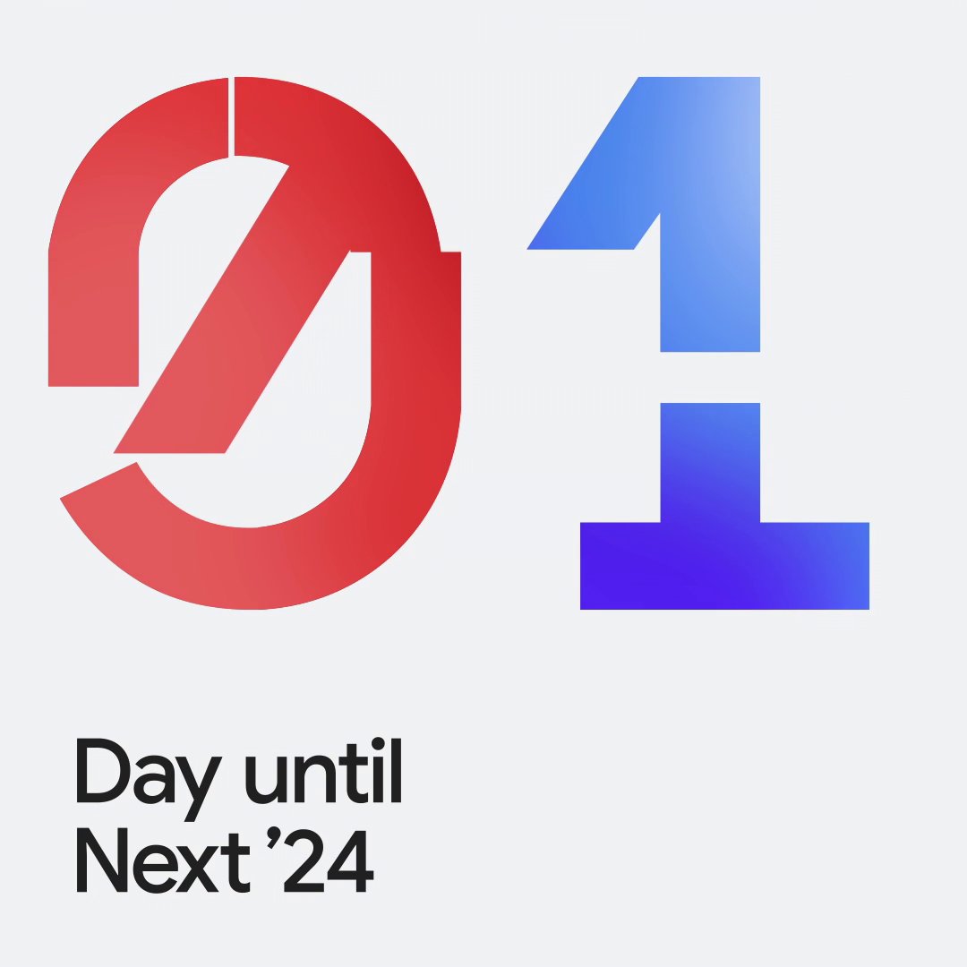 One day until #GoogleCloudNext! Won't be able to join us in Vegas? You can still experience the big show with the best seat in 𝐲𝐨𝐮𝐫 house! Get a no-cost digital pass to access 6 keynotes, 100 breakout sessions, 9 spotlights, and more →