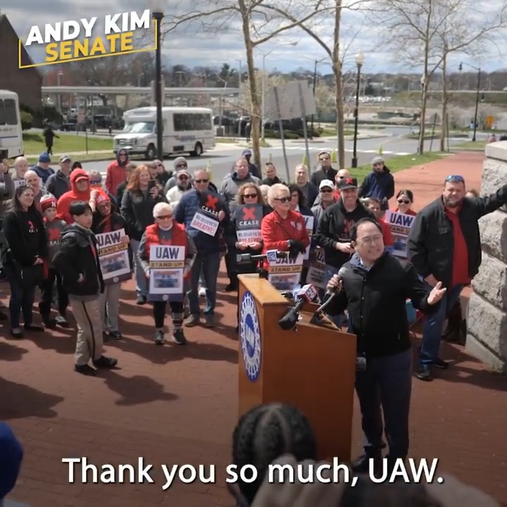 I applaud the men and women of UAW Region 9 for refusing to accept less than they deserve and taking action to create change in NJ. I am proud to stand in solidarity with them as we fight to deliver the truly safe working conditions all workers should be guaranteed.