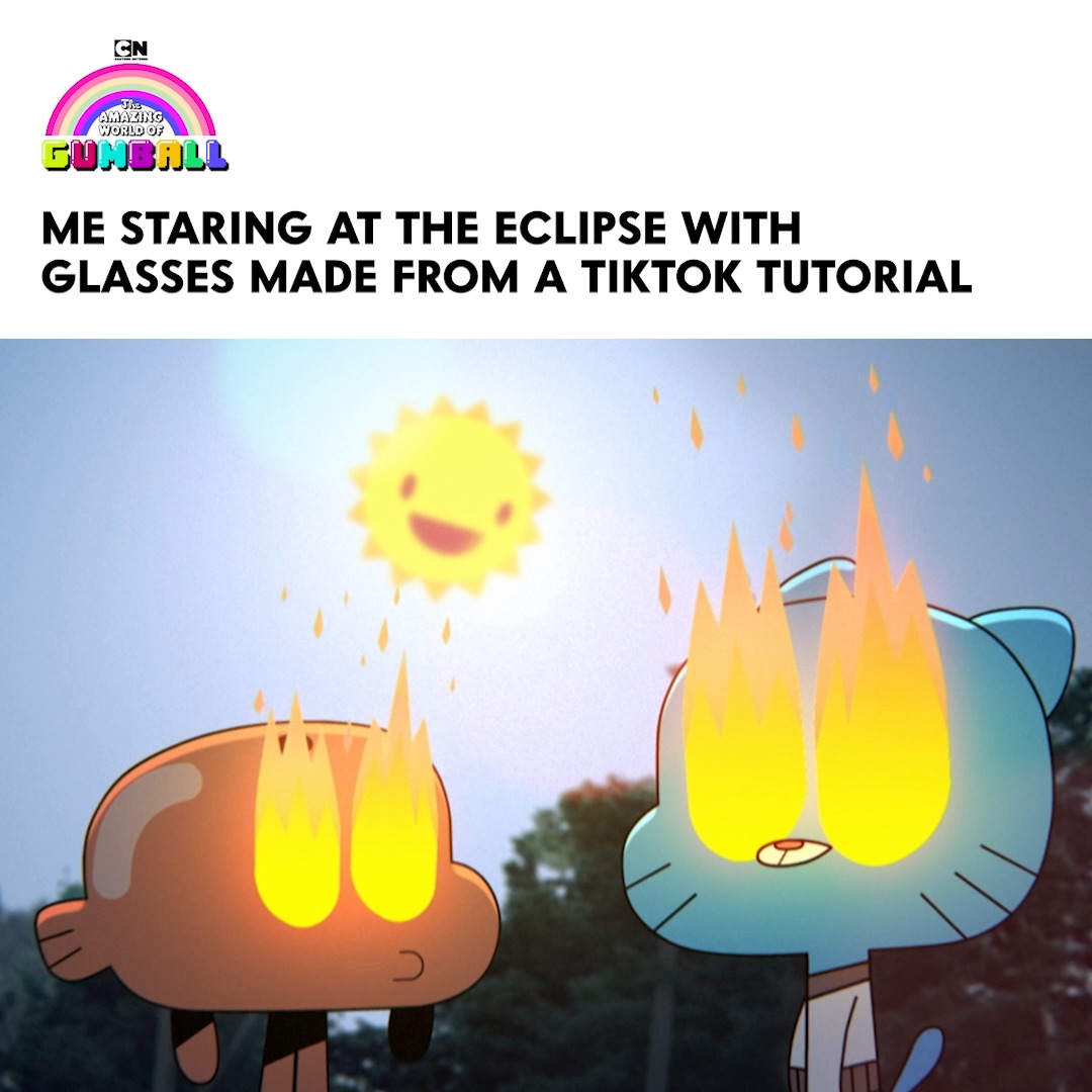 Worth it 🔥👁👁🔥 #CartoonNetwork #gumball #tawog #eclipse #eclipse2024 #solareclipse #totalsolareclipse #theamazingworldofgumball