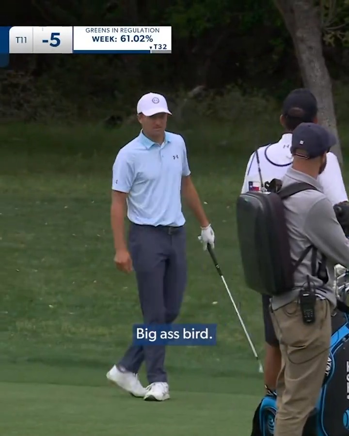 Big birds 🤝 Jordan Spieth