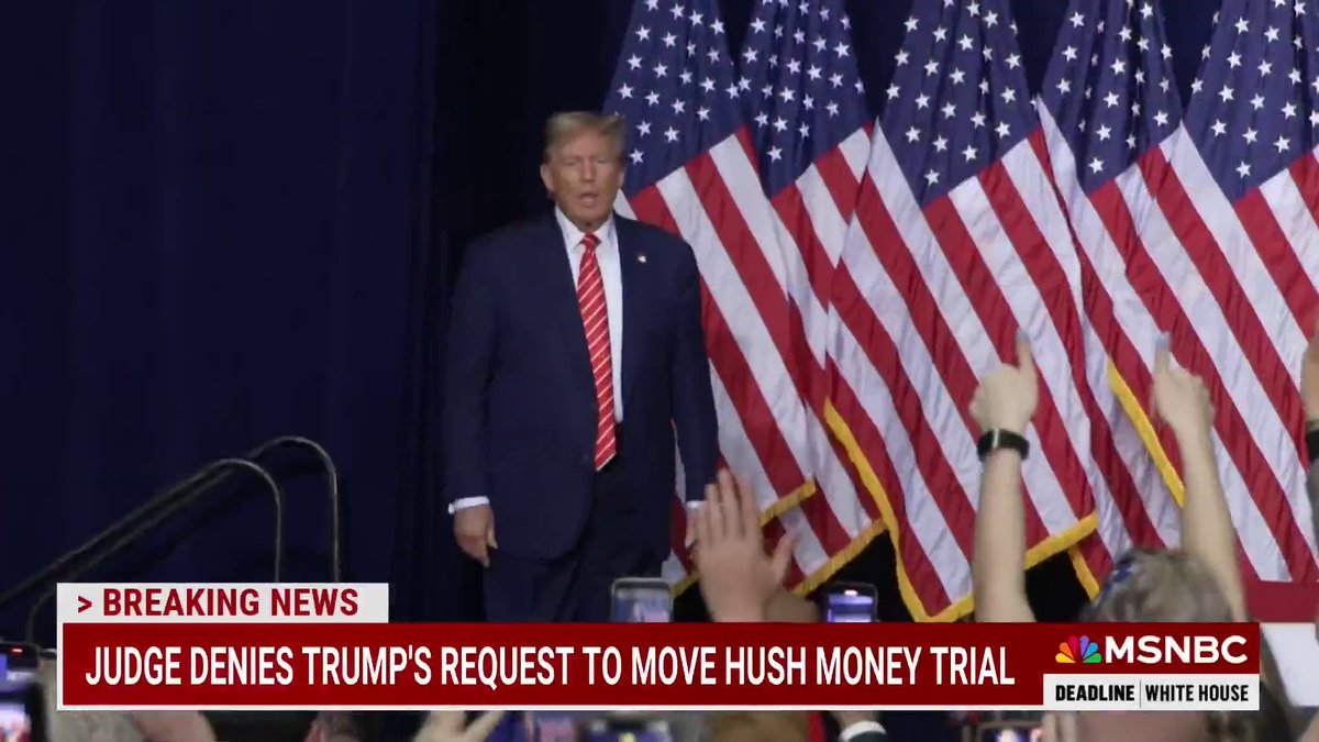 BREAKING: Appeals court denies Trump's last-ditch effort to delay his hush money trial scheduled to start next week in New York