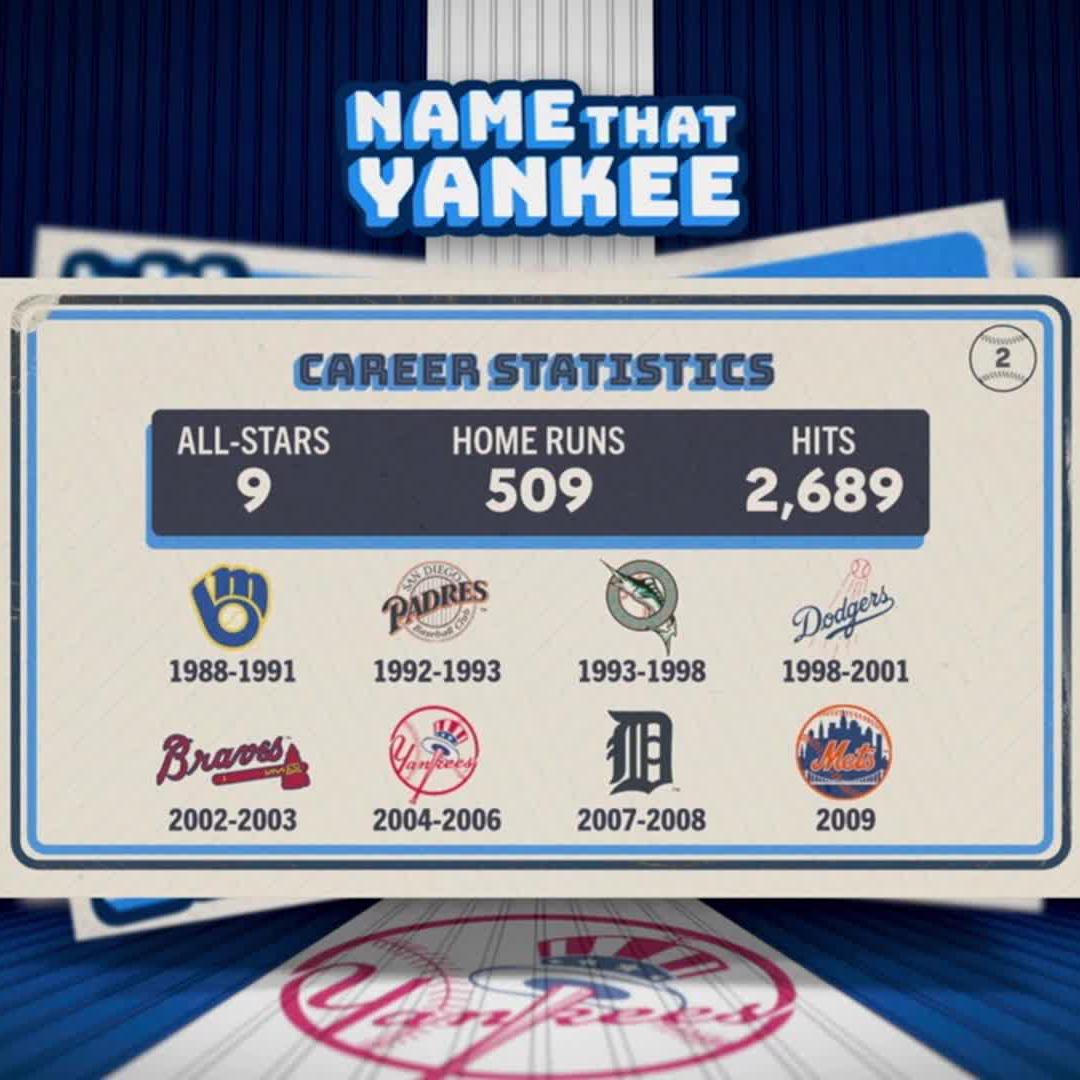 Can you name that Yankee❓