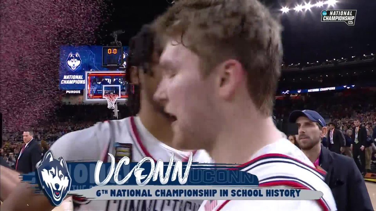 The UConn Huskies are back-to-back national champions!