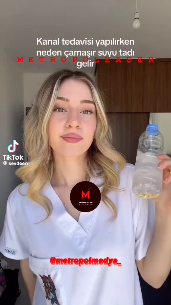 Dişçi asistanı, kanal tedavisi yaparken çamaşır suyunun seyreltilerek dişi yıkamak için kullanıldığını açıkladı!