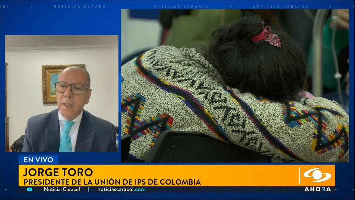 "Como prestadores celebramos la expedición de este decreto": Jorge Toro, presidente de la Unión de las IPS de Colombia, sobre el giro directo a hospitales y clínicas. Más en