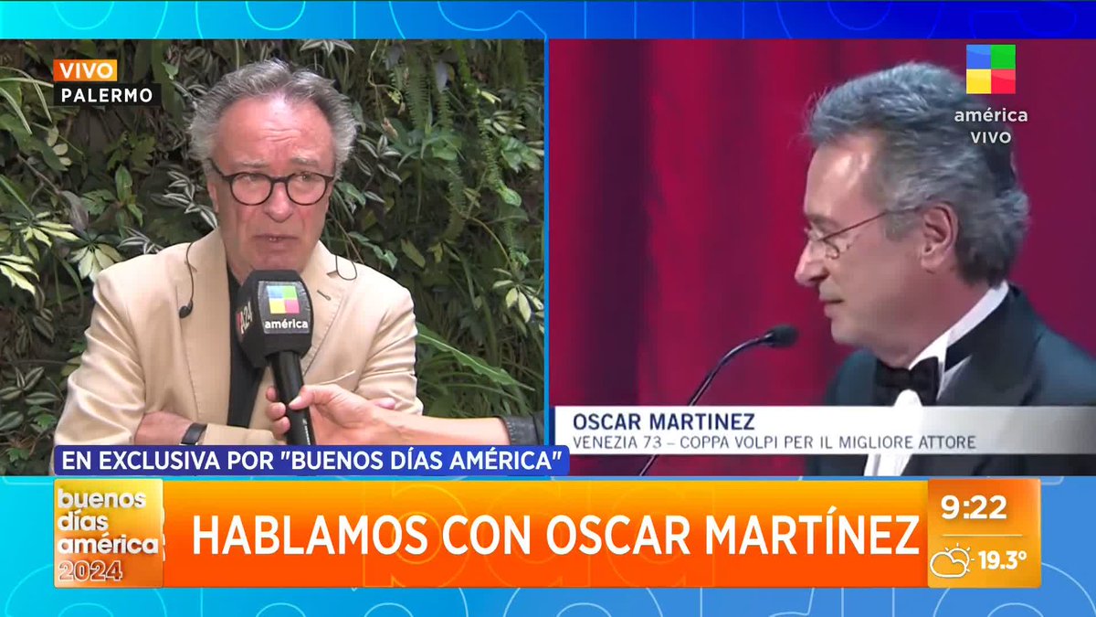 📺 Entrevista exclusiva de Oscar Martínez en #BDA con Fabián Doman 🗨️"Me fui hace tres años y medio del país" 🗨️"Los argentinos hicimos las cosas muy mal" 🗨️"Llegamos a una situación extrema y triste" 🗨️"Me estremece la violencia de Argentina" Cc noticias