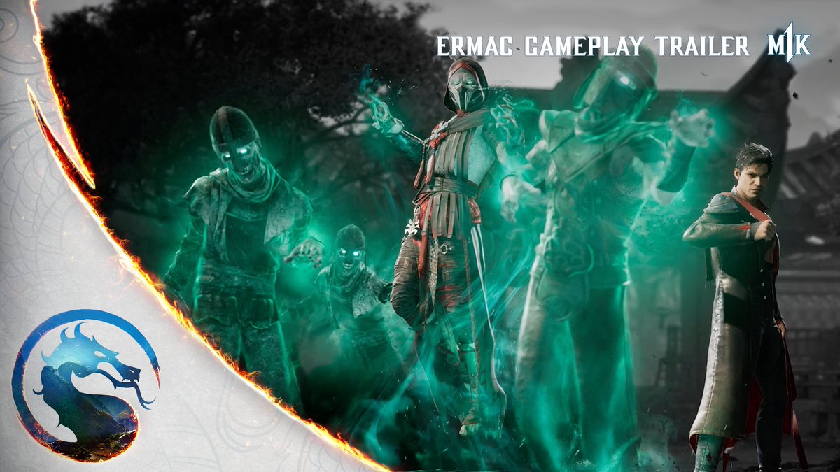 Ermac joins the #MortalKombat1 roster on April 16, early access. Mavado joins the Kameo roster in May!