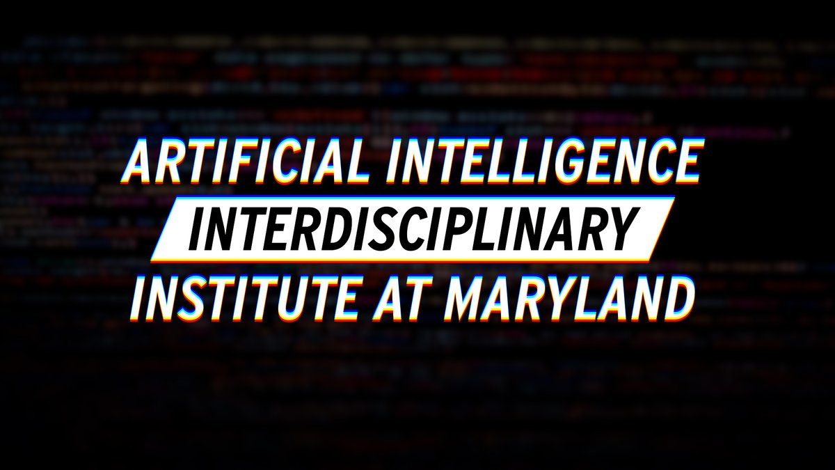 #UMD is proud to announce the launch of the AI Interdisciplinary Institute at Maryland (AIM)! This new institute will be dedicated to developing the next generation of artificial intelligence education, technology and leaders: #AIMaryland