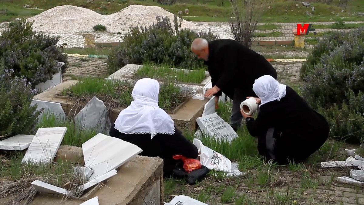 Diyarbakır Lice’de askerler mezarları tahrip etti: ➖“Uğruna canlarını verdikleri felsefeyi her zaman yaşatacağız”
