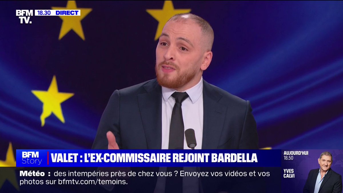 Matthieu Valet (candidat RN aux élections européennes et ancien commissaire de police): "J'espère que le 9 juin, tous les policiers et les gendarmes voteront pour la liste portée par Jordan Bardella"