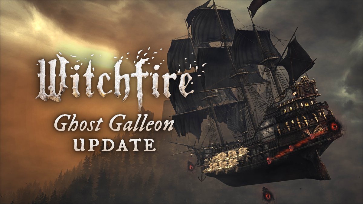 The first big #Witchfire update, Ghost Galleon, is out now! Important info! 1. Spoiler-free hints plus patch notes: 2. Known issue: some portals have a small interaction box, and you might need to jump right inside it to see the Step into Portal prompt. This will be fixed tonight.