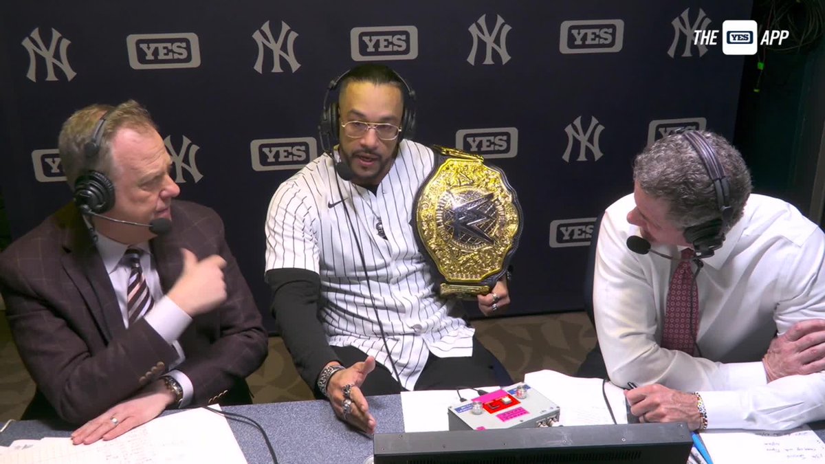 Damian Priest's story of how he fell in love with baseball is everything 💙 #YANKSonYES x WWE
