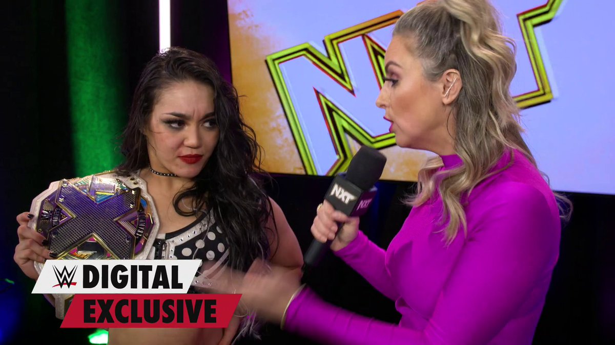 EXCLUSIVE: NXT Women’s Champion roxanne is done idolizing WWE Superstars of the past and only wants to focus on herself. #WWENXT
