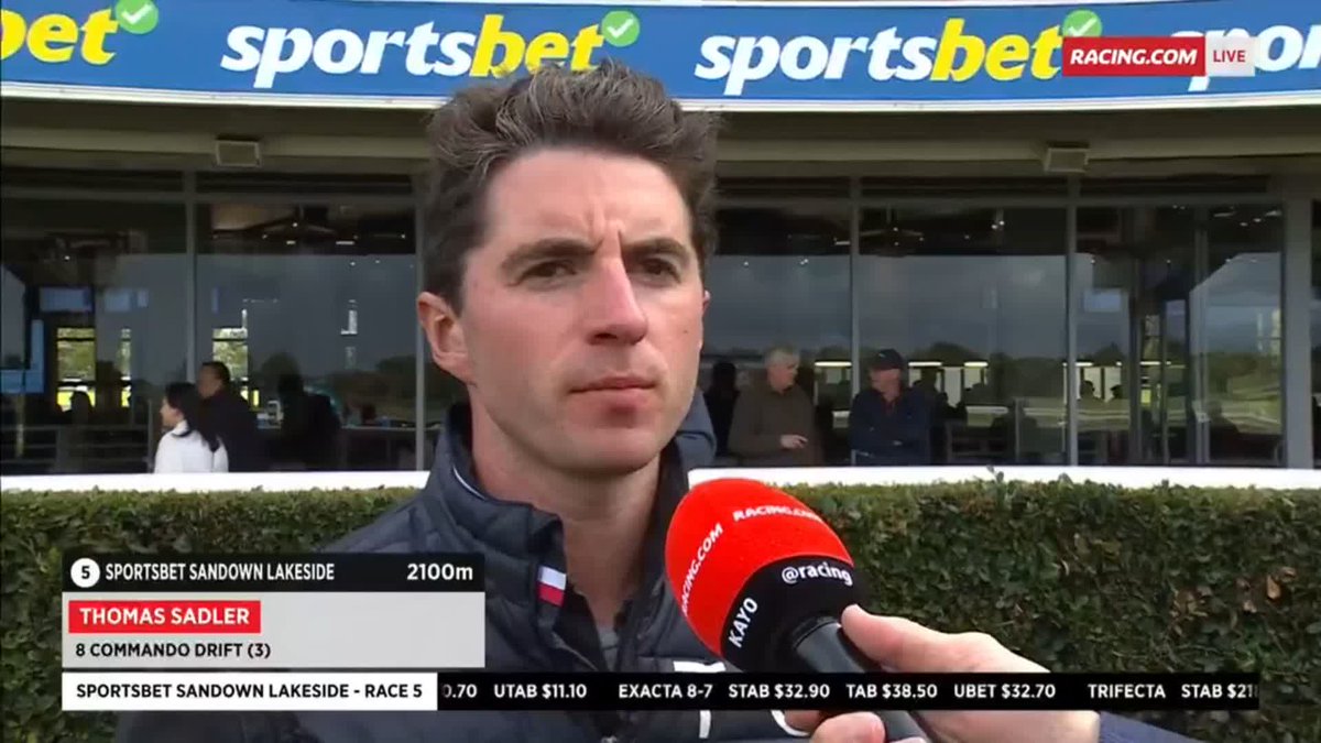 Congratulations to Tom Sadler on his first metropolitan winner ๐ฅณ Here's too many more ๐ฅ