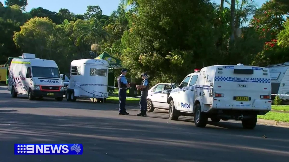 A man is dead and a second in hospital after a home invasion gone terribly wrong south of the Gold Coast. Police have described it as a vicious attack with a grandfather forced to defend himself after his hand was partially severed by an axe. Meg Sydes #9News