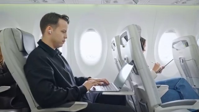 Take a glimpse into the future of air travel, where high-speed, unlimited, and complimentary internet is available for all passengers on every flight. Thanks to our partners at SpaceX Starlink for an unwavering support during the first testing of internet connectivity system on board. We expect to begin installing the product on our Airbus A220-300 fleet by year-end.