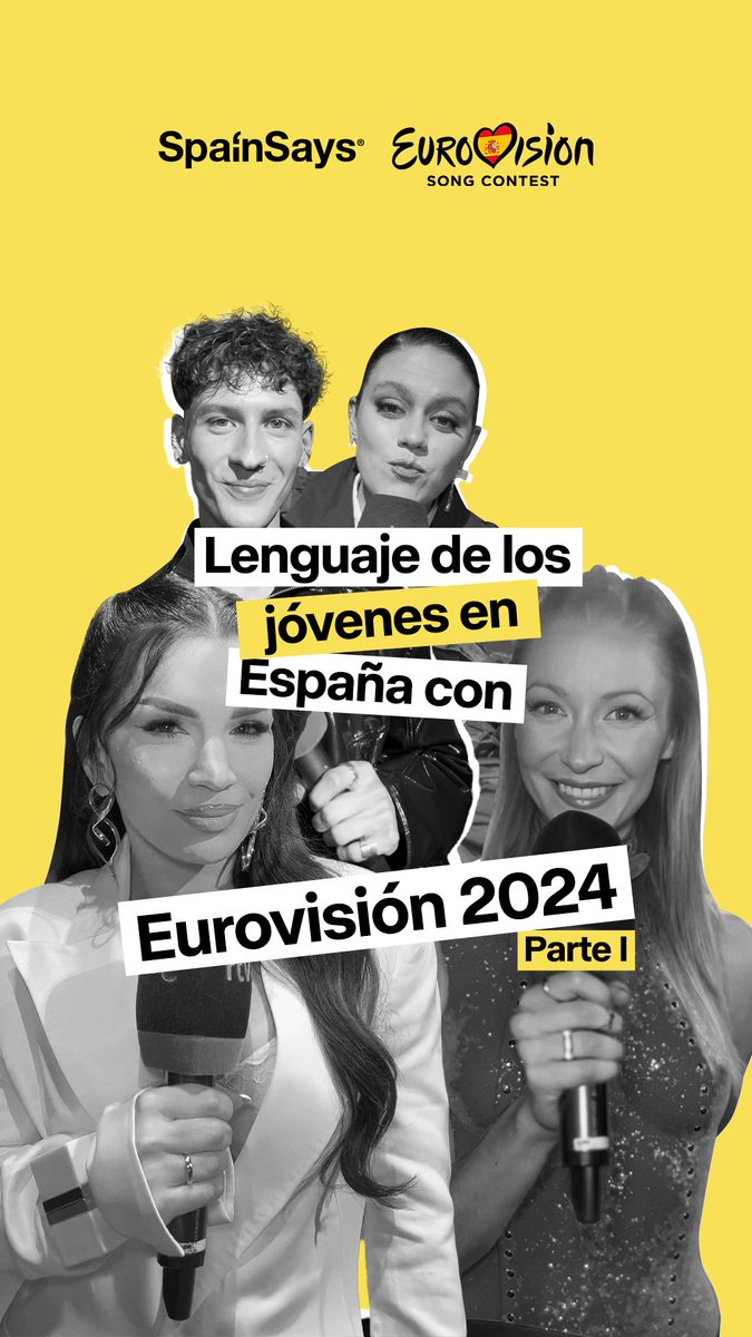 Aprendiendo el lenguaje de los jóvenes en España con los participantes de #Eurovision2024😎 ¿Cuál es tu palabra favorita? Os leemos! SpainSays #SpainSays #Eurovision #12PointsSpain