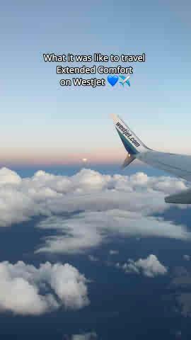 Have you heard the news? Our extended comfort option is now available for booking. ✅✈️ Click the link in bio to learn more. #WestJet #Travel