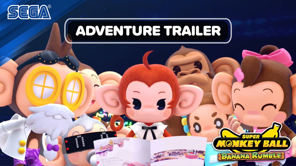 A ripe new adventure awaits! Play solo or in 4 player local or online co-op! 🍌 Experience a delightful tale featuring 200 all-new stages set across wonderous worlds. Super Monkey Ball Banana Rumble Launches on Nintendo Switch June 25! Pre-order now 🐵