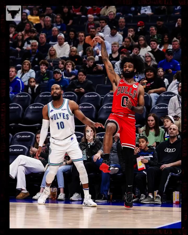 No player in Bulls franchise history has made more 3s in one season than whitecoby2 🔥
