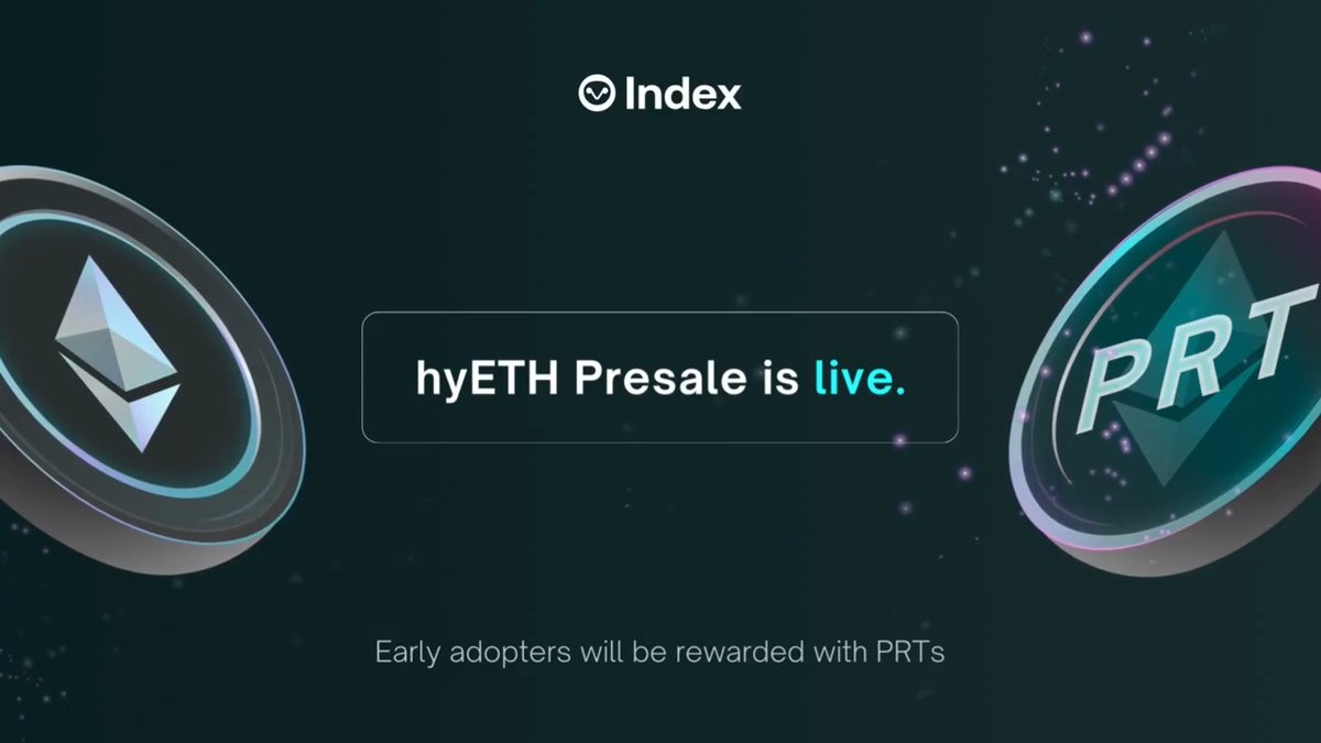 The 𝐇𝐢𝐠𝐡 𝐘𝐢𝐞𝐥𝐝 𝐄𝐓𝐇 𝐈𝐧𝐝𝐞𝐱 presale is now 𝐨𝐩𝐞𝐧 📢 Early depositors will 𝐞𝐚𝐫𝐧 𝐏𝐑𝐓𝐬