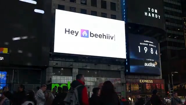 Hey beehiiv 🐝 — we've booked a billboard in Times Square just to ask you... Will you let your community invest alongside VCs?
