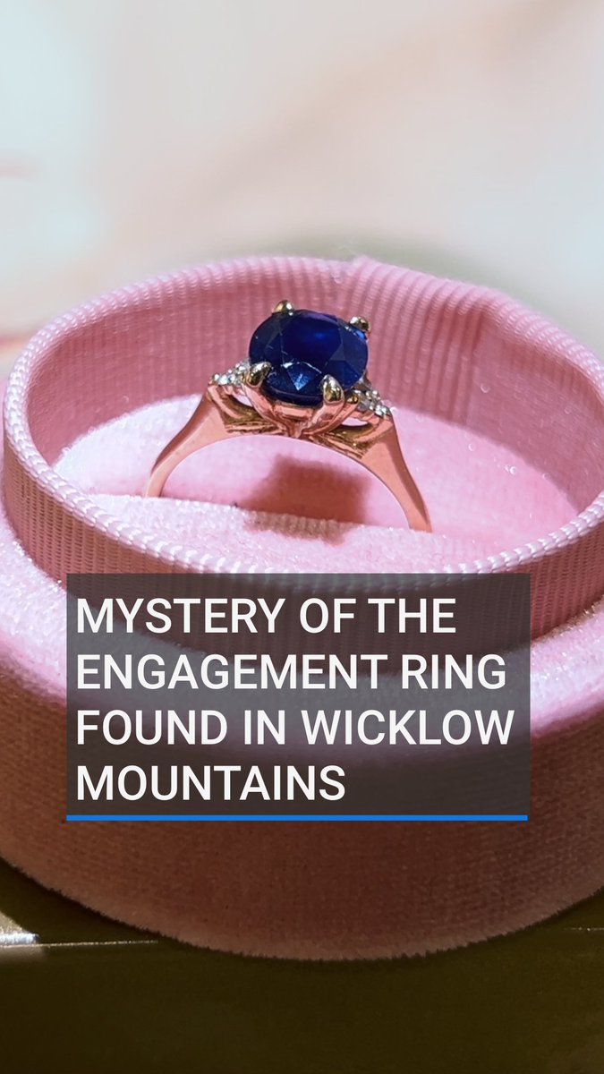 Can you help to solve the mystery of an engagement ring found on a hike in the Wicklow mountains? Irish jewellers Chupi are hoping to return the 1.5 carat blue sapphire ring to its rightful owner 💍 | Read more: