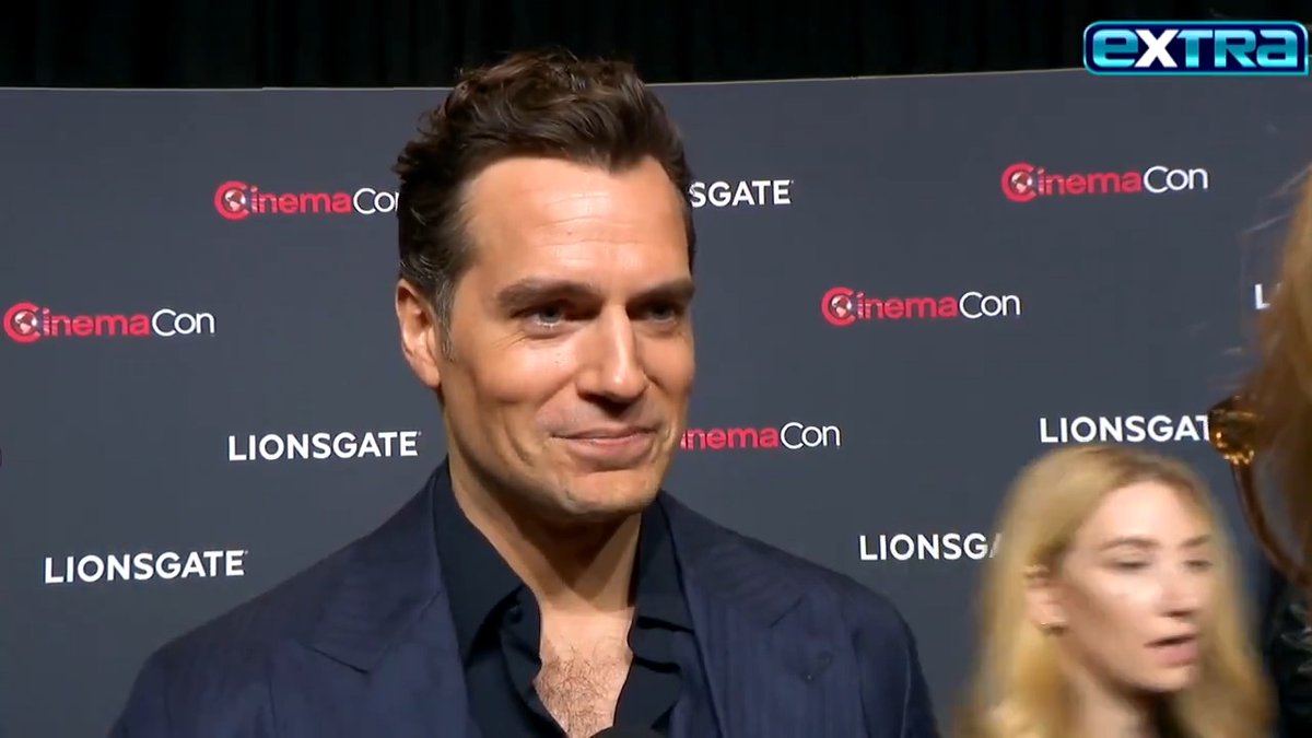 Henry Cavill new interview for Extra TV during CinemaCon 2024