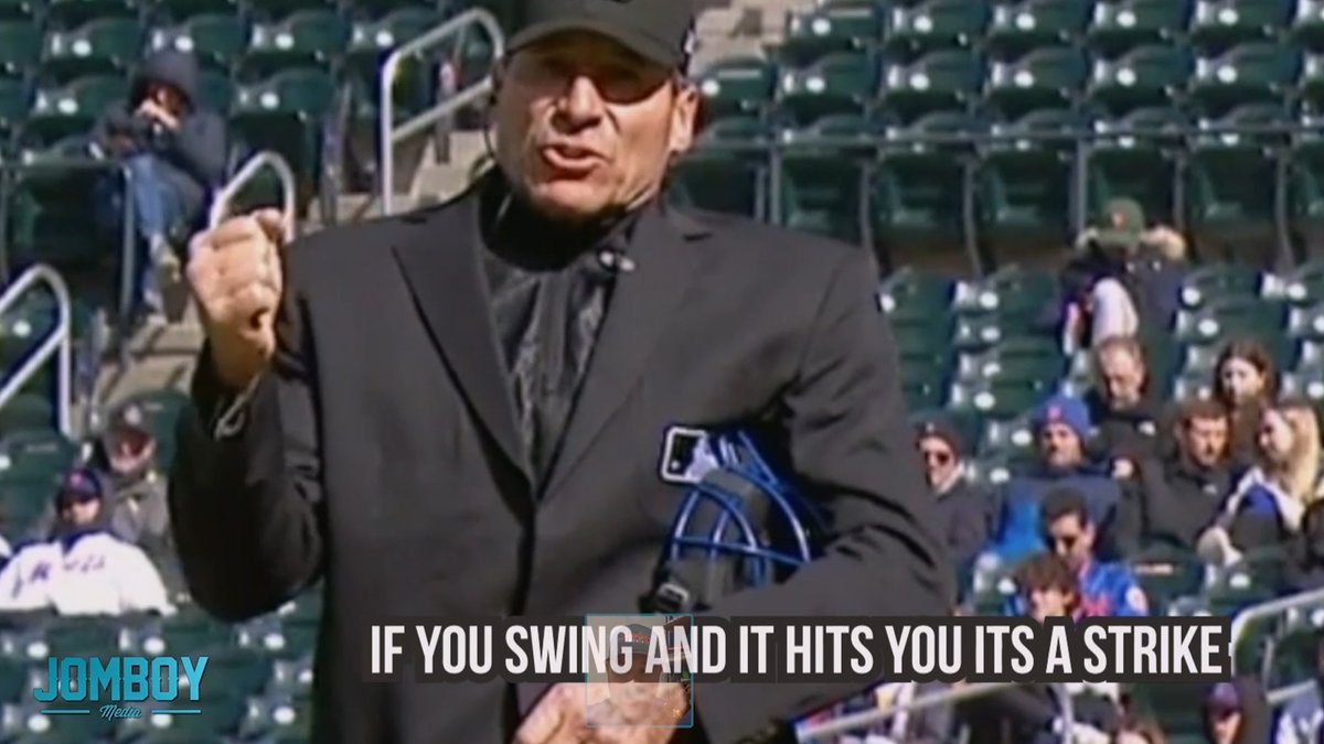 Angel Hernandez called this a swing, a breakdown