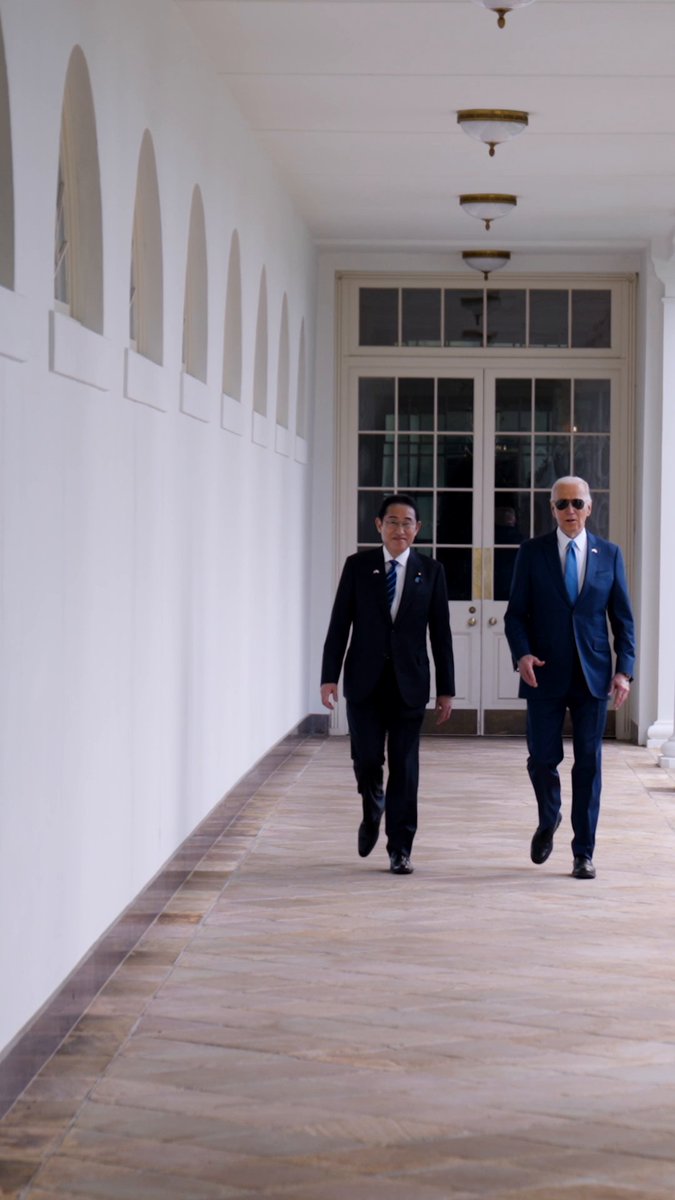 The alliance between Japan and the United States is a cornerstone of peace, security, and prosperity in the Indo-Pacific and around the world. Ours is truly a global partnership. For that, Mr. Prime Minister Kishida, I thank you.