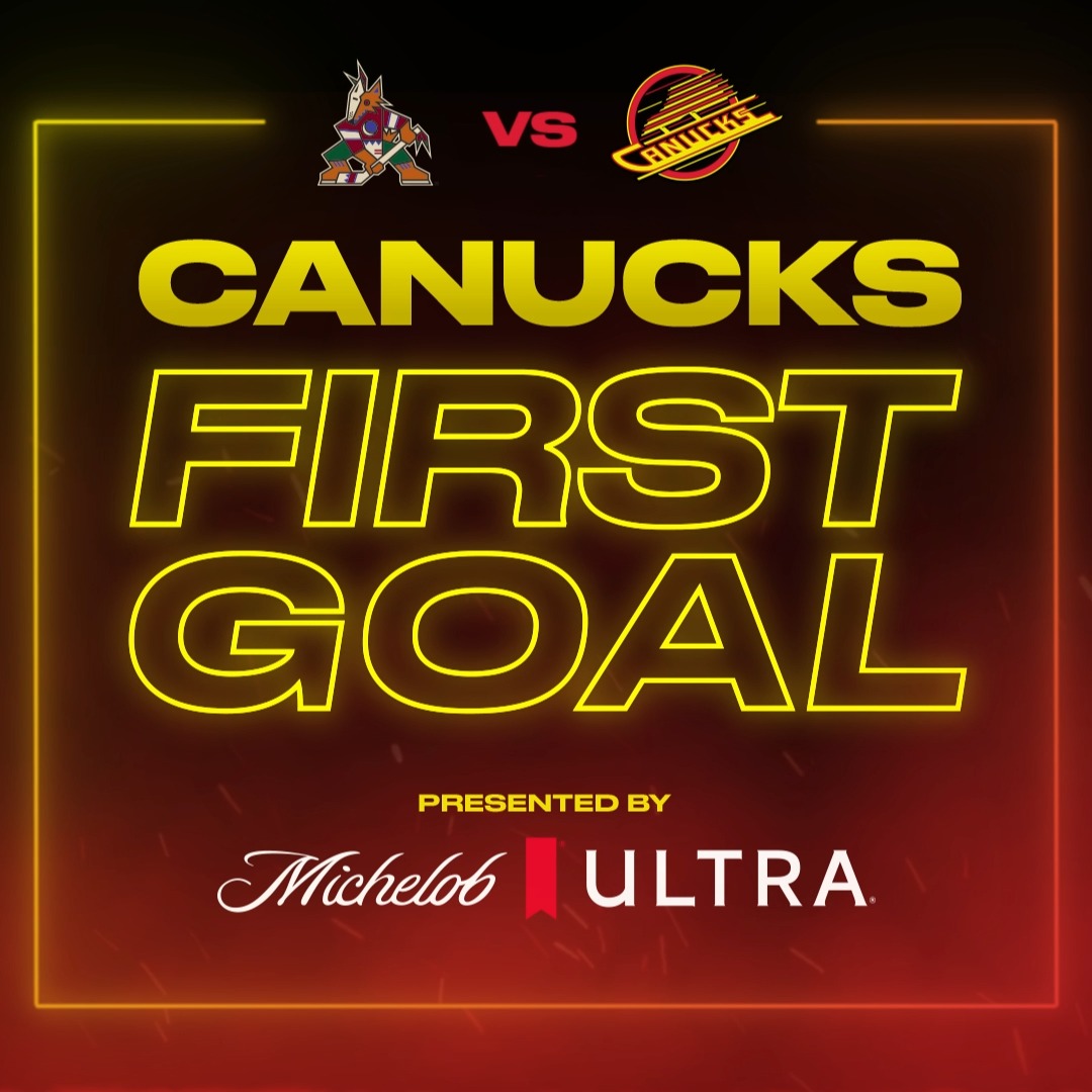 Get your predictions in now! 🚨 Reply to us using #UltraFirstGoal for a chance to win a Michelob Ultra Prize Pack! Must be 19+ to play. Michelob ULTRA Canada | #Canucks