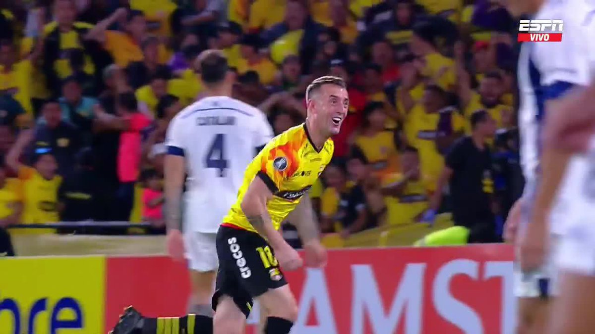 El inoxidable Damián Díaz. Símbolo absoluto de Barcelona 🇪🇨, que con este GOLAZO le gana 1-0 a Talleres 🇦🇷