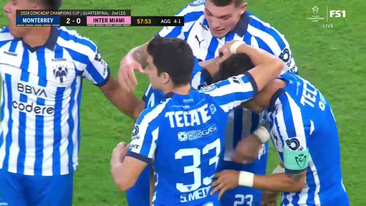 What a golazo de Berterame! 🚀 Rayados scores the second of the night and gets closer to the #ConcaChampions semifinals ⚽️