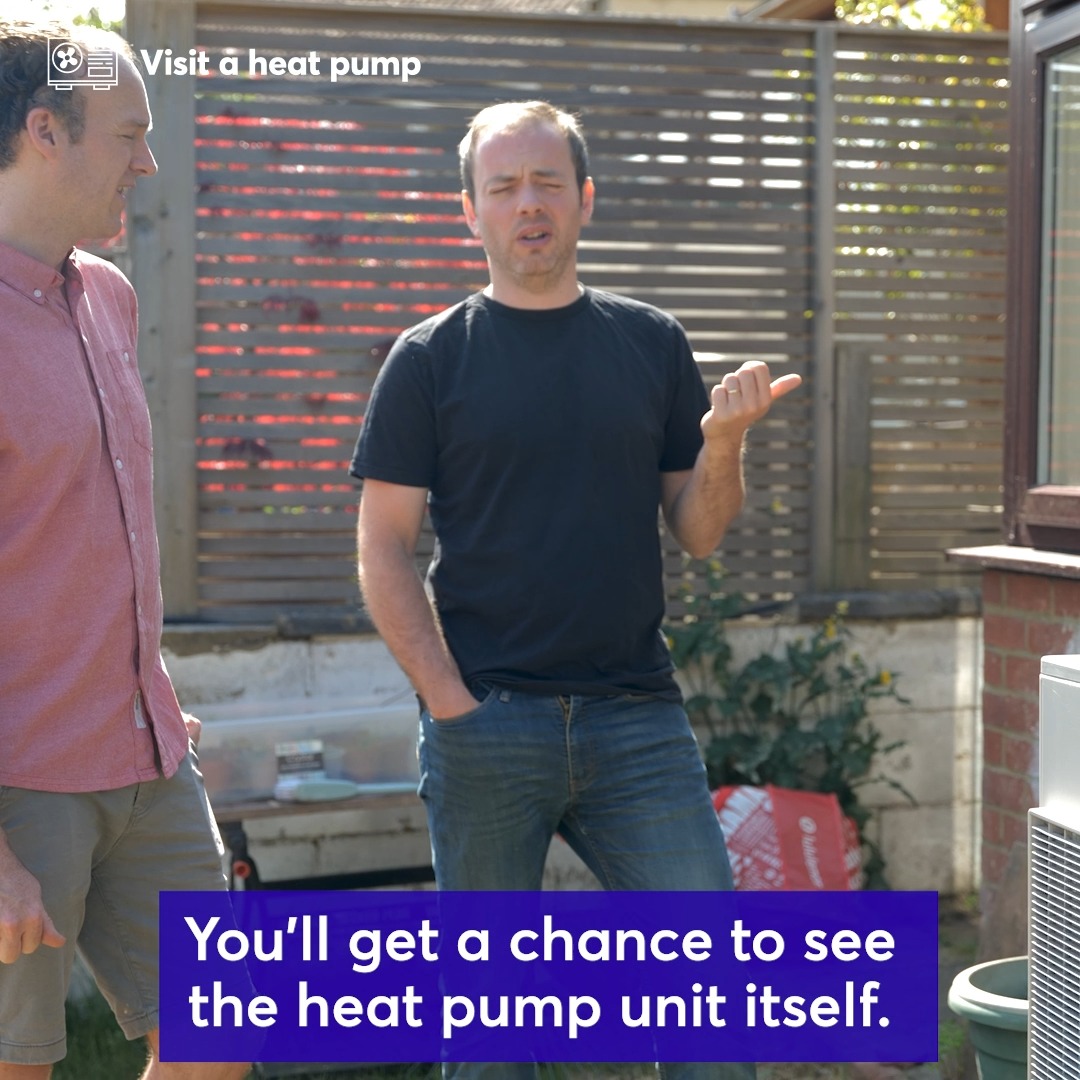Booking now open 🎉 We've launched a new service to help you learn more about what it’s like to live with a heat pump: 🔎 Find a heat pump near you 📅 Arrange a visit to see one in action 💬 Ask your questions to those who know best #VisitAHeatPump