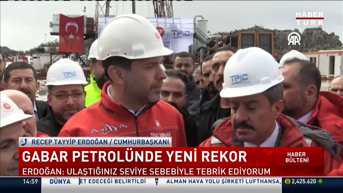 Gabar petrolünde yeni rekor... Cumhurbaşkanı Erdoğan: Buranın zenginliğine zenginlik katacaksınız.