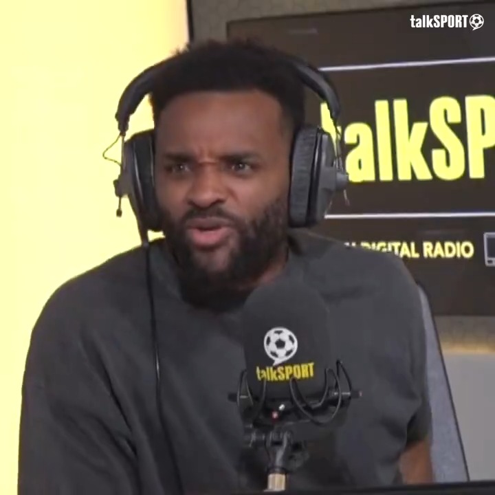 𝐀𝐧𝐝𝐲: "The double is Premier League and FA Cup!" 🤷‍♀️ 𝐃𝐚𝐫𝐫𝐞𝐧: "The double is the UCL and Premier League! You fool!" 🤬 𝐀𝐧𝐝𝐲: "Benty you know that's not true!" 😤 Darren Bent and Andy Goldstein clash over what is considered 'the double' in football 💥