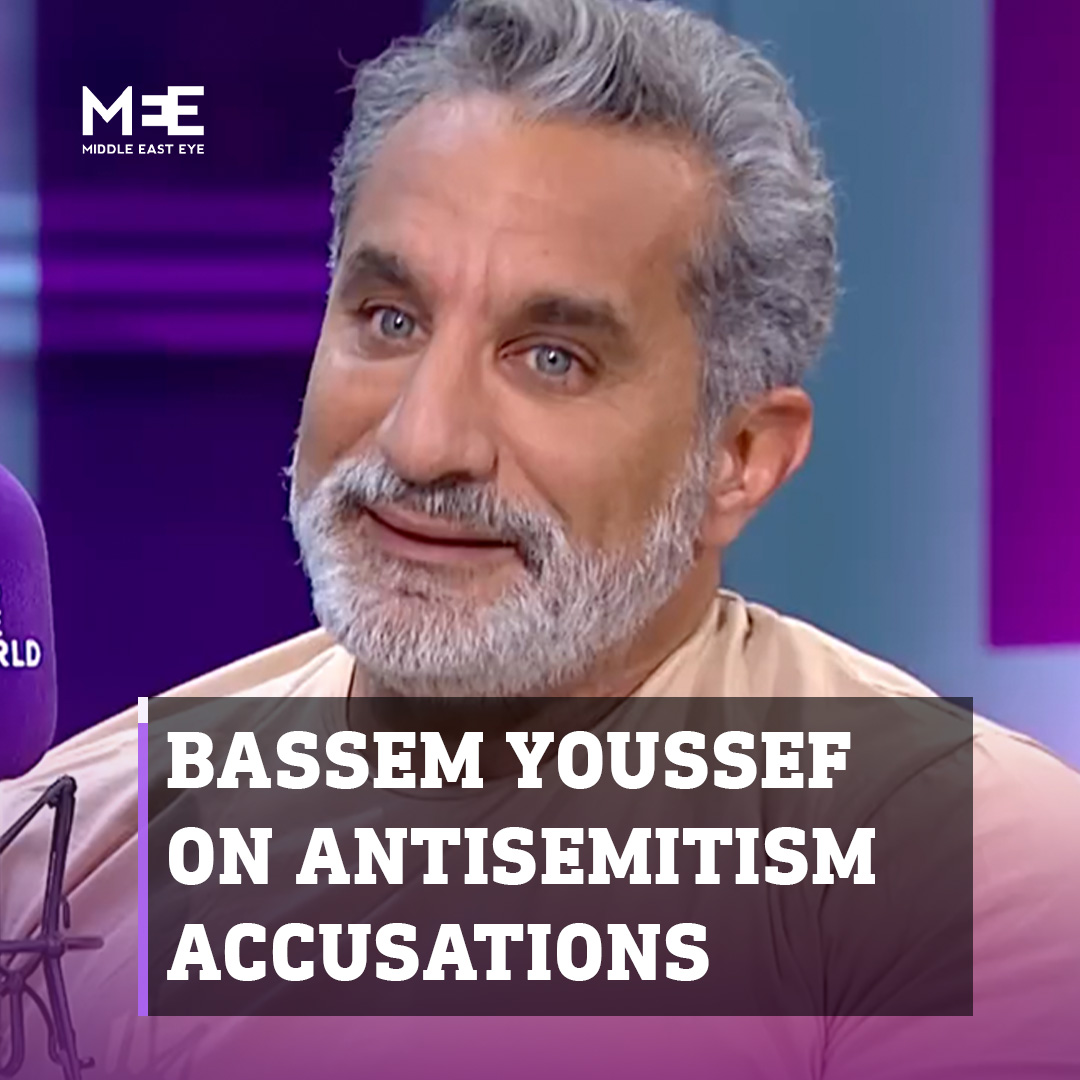 “You understand that I’m a semite myself, right?” While speaking to Channel 4 in an interview that was published on Thursday, Egyptian-American comedian Bassem Youssef responded to antisemitism accusations and said such accusations have become “devoid of anything, of meaning”.