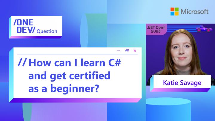 Want to get started learning #csharp? In partnership with freeCodeCamp.org, we created just the course for you. Katie Savage has the details. Start here: #dotNET #OneDevQuestion