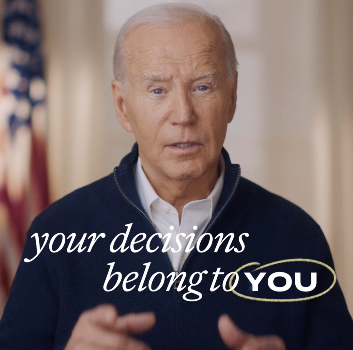 Because of Donald Trump, millions of women lost the fundamental freedom to control their own bodies. I will fight like hell to get your freedom back.