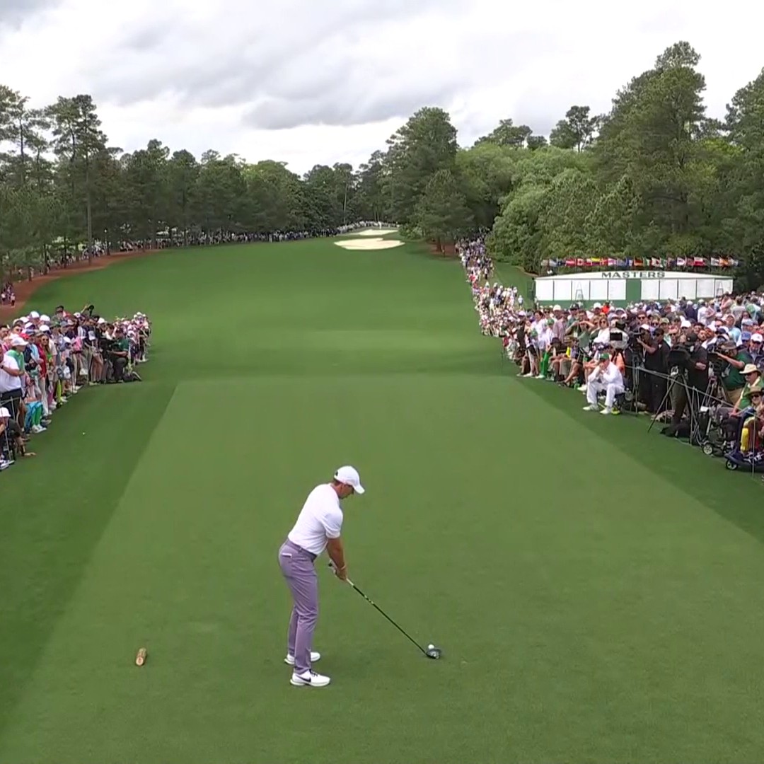 It's time for Rory McIlroy to begin his first round of the 2024 Masters ⛳
