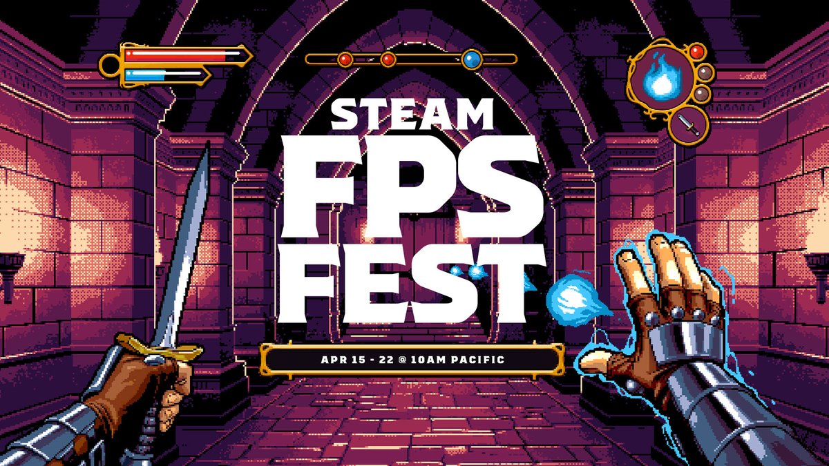 Pew pew pew! Get ready for Steam FPS Fest, starting next Monday! Join us for games that are (primarily) played from the first person perspective, with a focus on shooting things from/with your hands. Seeing your feet? Totally optional for these games. Discounts and more - soon!